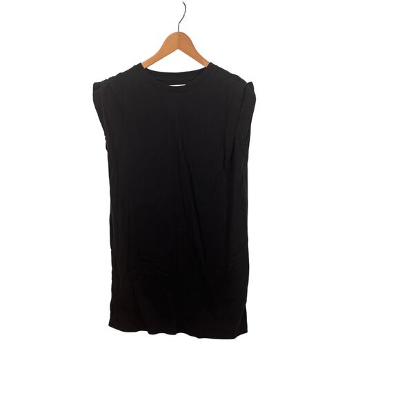 Anine Bing Organic Cotton Tanner Dress in Black XS - Picture 4 of 6